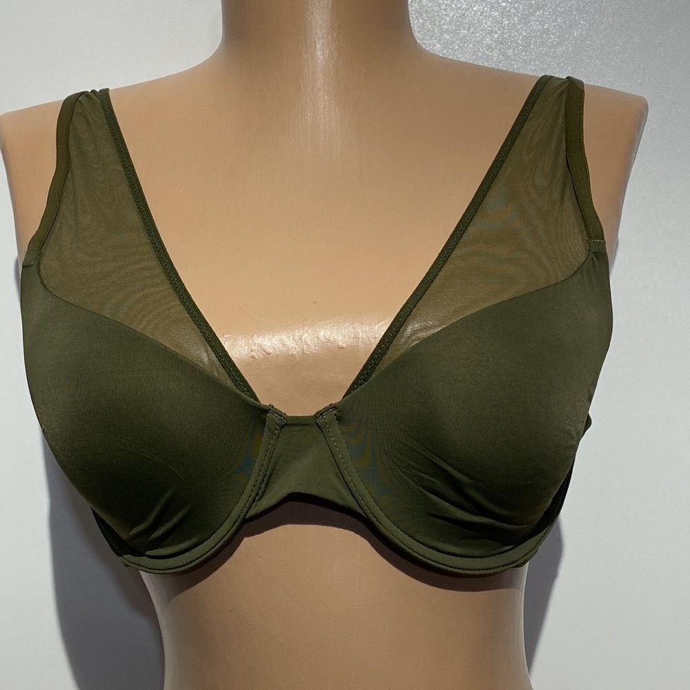 Victoria’s Secret Army Green Demi Padded Bra size 34c